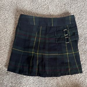 French Toast- girls Plaid Skort with Buckle Accents- 4